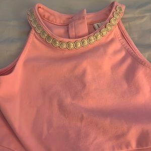 Janie and Jack girls pink dress, size 6 perfect condition